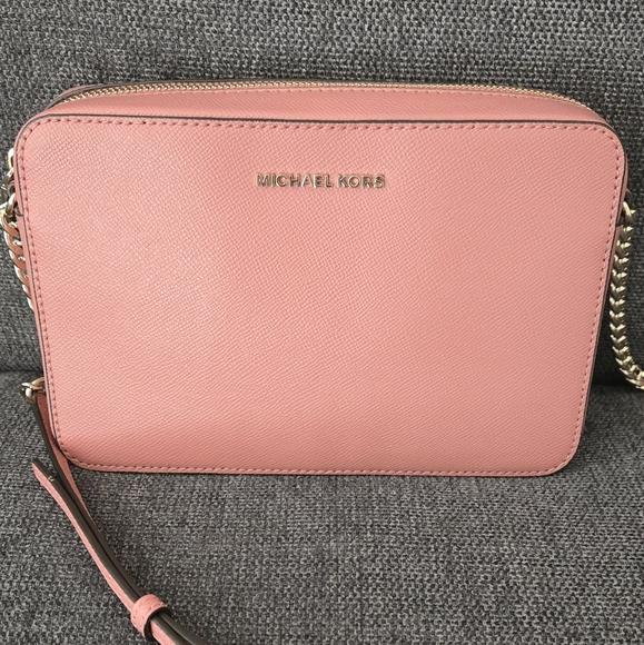 Michael Kors Set Large Saffiano Leather Crossbody Bag - Picture 1 of 6